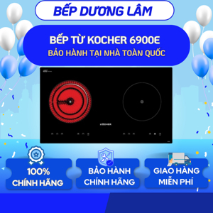 Bếp từ hồng ngoại âm 2 vùng nấu Kocher EI-6900E