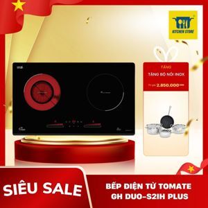 Bếp từ hồng ngoại âm 2 vùng nấu Tomate GH DUO-S2IH plus