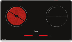 Bếp từ hồng ngoại âm 2 vùng nấu Uber 2V-88