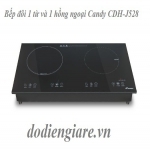 Bếp từ hồng ngoại âm 2 vùng nấu Candy CDH-J528