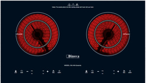 Bếp từ hồng ngoại âm 2 vùng nấu Binova BI-248