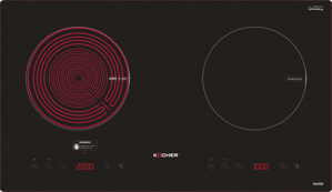 Bếp từ hồng ngoại âm 2 vùng nấu Kocher EI-6900