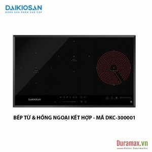 Bếp từ hồng ngoại âm 3 vùng nấu Daikiosan DKC-300001