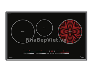Bếp từ hồng ngoại âm 3 vùng nấu Canzy CZ-ML86GB