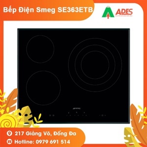 Bếp từ hồng ngoại âm 3 vùng nấu Hafele Smeg SE363ETB 536.64.101