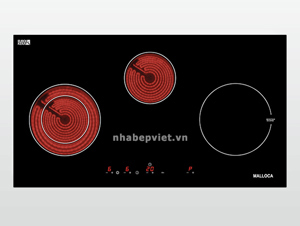 Bếp từ hồng ngoại âm 3 vùng nấu Malloca MH-03IRA