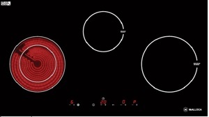 Bếp từ hồng ngoại âm 3 vùng nấu Malloca MH 03IRB