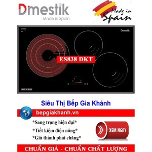 Bếp từ hồng ngoại âm 3 vùng nấu D’mestik ES838 DKT