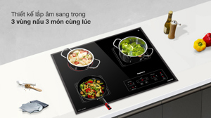 Bếp từ hồng ngoại âm 3 vùng nấu Nagakawa NAG1253M