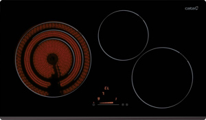 Bếp từ hồng ngoại âm 3 vùng nấu Cata IT 773