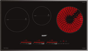 Bếp từ hồng ngoại âm 3 vùng nấu Kaff KF-IG3001IH