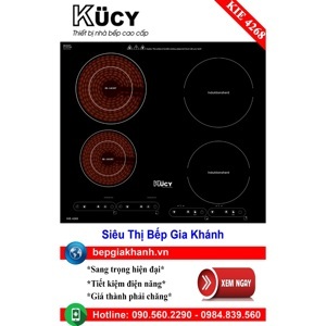 Bếp từ hồng ngoại âm 4 vùng nấu Kucy KIE 4268