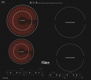 Bếp từ hồng ngoại âm 4 vùng nấu Kucy KIE 4268