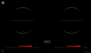 Bếp từ âm 2 vùng nấu Topy TP-A55 Plus