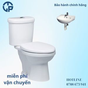 Bồn cầu Caesar CT1338 + Chậu L2140 - 2 khối