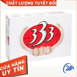 Bia 333 thùng 24 lon x 330ml