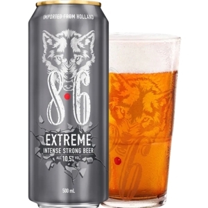 Bia 8.6 Extreme 10.5% Lon 500ml