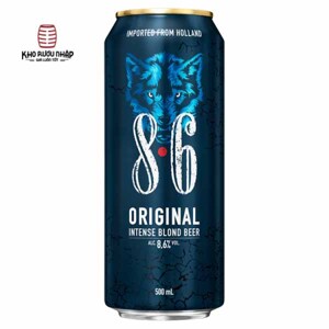 Bia 8.6 Original 8,6% Thùng 24 lon 500ml