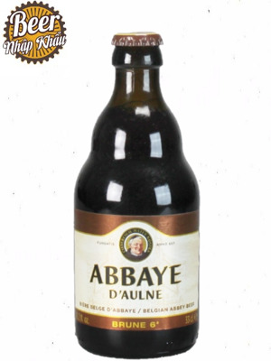 Bia Abbaye d’Aulne Brune 6% Thùng 24 chai 330ml