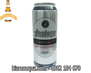 Bia Altenburger Schwarzes 4,9% Đức - 24 lon 500ml