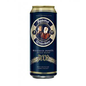 Bia Apostel Weissbier Dunkel 5,3% Đức - 24 lon, 500ml