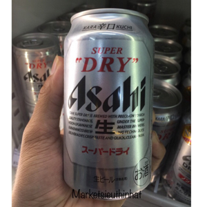 Bia Asahi 5% - Thùng 24 lon 330ml