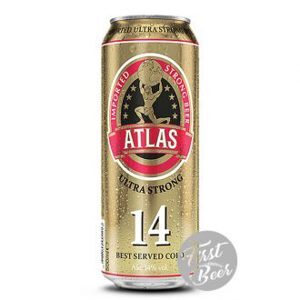 Bia Atlas Ultra Strong 14% - lon 500 ml