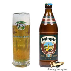 Bia Ayinger Kellerbier 4.9% Thùng 20 chai 500ml