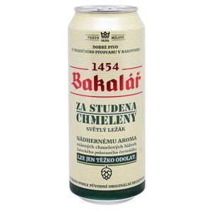 Bia Bakalar Dry Hopped Lager 5.2% lon 500ml