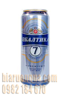 Bia Baltika 7 - 5.4%, 24 lon/500ml/thùng