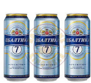 Bia Baltika 7 - 5.4%, 24 lon/500ml/thùng