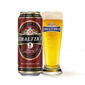 Bia Baltika 9 - 8%, lon 500ml
