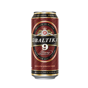 Bia Baltika 9 - 8%, lon 500ml