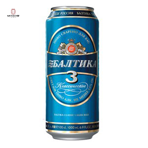 Bia Baltika số 3 Nga 5% - 24 lon 470ml