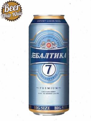 Bia Baltika số 7 5% - 900ml, 12 lon