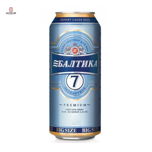 Bia Baltika số 7 5% - 900ml, 12 lon