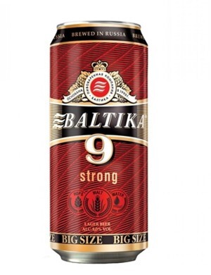 Bia Baltika số 9 8% - Lon 900ml