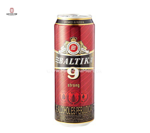 Bia Baltika số 9 8% Nga 24 lon 450ml