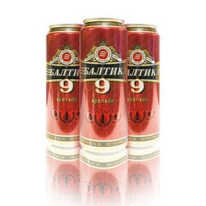 Bia Baltika số 9 8% Nga 24 lon 450ml