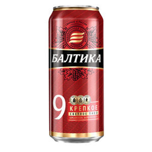 Bia Baltika số 9 Nga  8% -12 lon 900ml