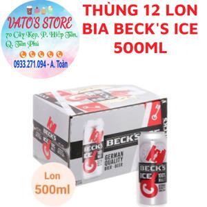 Bia Beck's Ice thùng 24 lon x 330ml