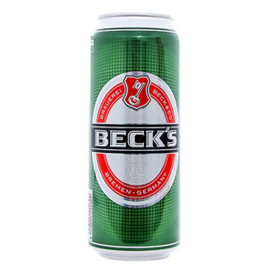 Bia Beck's Xanh lon 500ml - Thùng 12