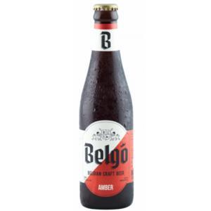 Bia Belgo Amber 5.1% Thùng 24 Chai x 330ml