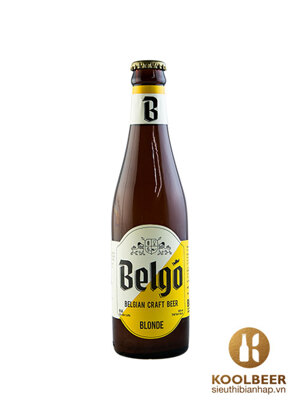 Bia Belgo Blonde 5.9% Thùng 24 Chai x 330ml