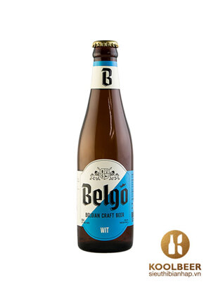 Bia Belgo Wit 4.8% Thùng 24 chai x 330ml