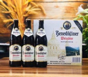 Bia Benediktiner Weissbier 5,4% Đức - thùng 12 chai 500ml