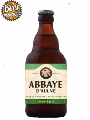 Bia Bỉ Abbaye d’Aulne Ambree 6% 330ml - thùng 24 chai