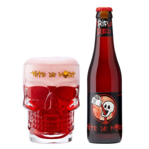 Bia Bỉ Tete De Mort Triple Red 8,2% Chai 330ml