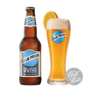 Bia Blue Moon Belgian White 5.4% Thùng 24 chai x 330ml