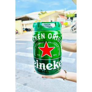Bia bom tươi Heineken Hà Lan 5 lít